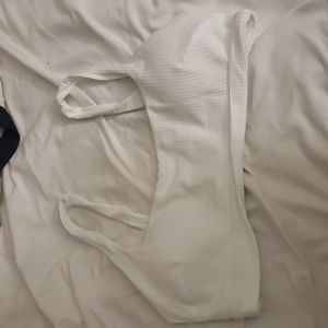 aerie Waffle Scoop Bikini Top